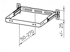 Helios Montagehalterung ELS-MHU für Unterputzgehäuse