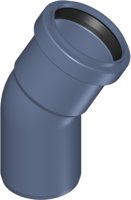 Polo-Kal NG-Bogen 30°, schalldämmend, heißwasserbest., 3-schicht., DN 75