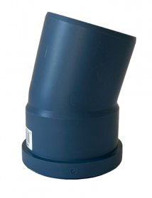 Polo-Kal NG-Bogen 15°, schalldämmend, heißwasserbest., 3-schicht., DN 50