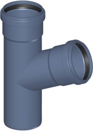 Polo-Kal NG-Abzweig 67,5°, schalldämmend, heißwasserbest., 3-schicht., DN 50