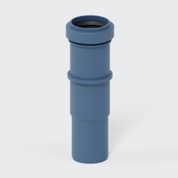 Polo-Kal NG-Langmuffe, schalldämmend, heißwasserbest., 3-schicht., DN 50