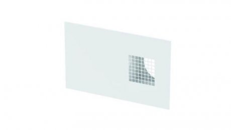 Zehnder ComfoEdge Dupla Kombi-Außenwandgitter DN 125, Außenluft links, weiß RAL 9016