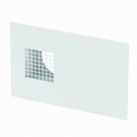 Zehnder ComfoEdge Dupla Kombi-Außenwandgitter DN 125, Außenluft rechts, weiß RAL 9016