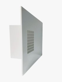 Zehnder ComfoEdge Dupla Kombi-Außenwandgitter DN 125, Außenluft rechts, weiß