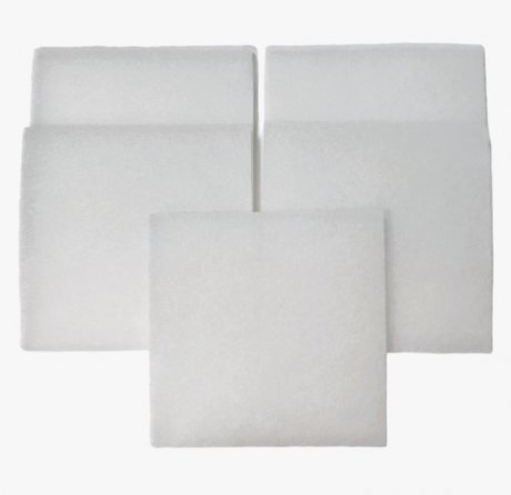 Sanivent Lüfttec Ersatzfilter Typ O, ohne Aussparung, 5 Stück