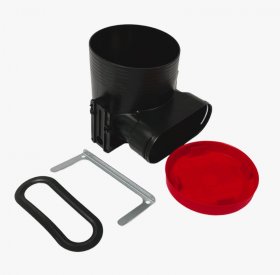 Zehnder ComfoCase Luftdurchlassgehäuse CLRF, H=123 mm