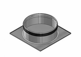 Zehnder ComfoCube Revisionsdeckel DN 160 weiß