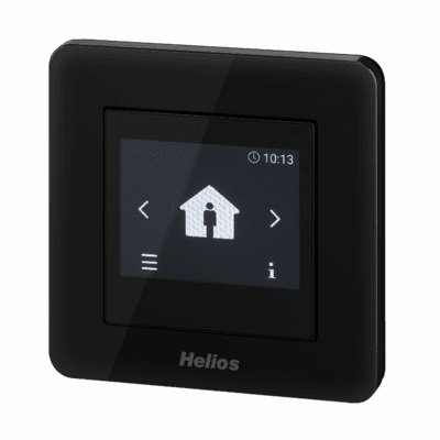 Helios KWL-BE Bedienelement Touch, schwarz