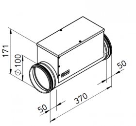 Helios Elektro-Heizregister EHR-R 0,6/100
