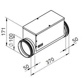 Helios Elektro-Heizregister EHR-R 0,6/100