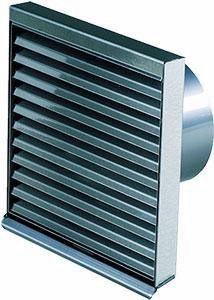 Pluggit Wetterschutzgitter DN 125, Edelstahl