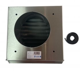 Pluggit Wetterschutzgitter DN 125, Edelstahl