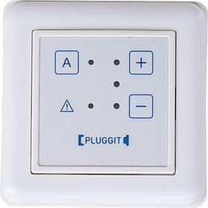 Pluggit PluggPlan Bedienteil, Aufputzmontage