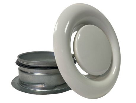 LUVAQ Metall Abluft-Tellerventil DN 100 inkl. EBR