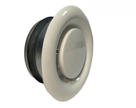 TRINNITY Metall Abluft-Tellerventil DN 100 inkl. EBR