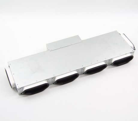 6-er Verteiler, 1 Anschluss 200 x 50, 6 x System Premium