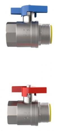 Logafloor Kugelhahnset KHS, H3/4, horziontale Ausführung