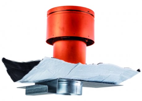 Pluggit Design-Steildachhaube DN125, naturrot