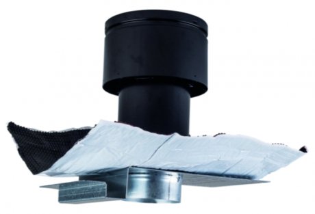 Pluggit Design-Steildachhaube DN125, schwarz