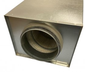 Kompaktschalldämpfer DN 200, 500 mm