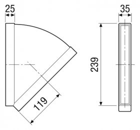 Maico Horizontalbogen FK-HB-45