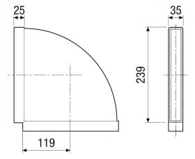 Maico Horizontalbogen FK-HB-90