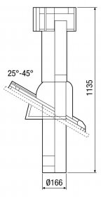 Maico Dachdurchführung DF 160 S