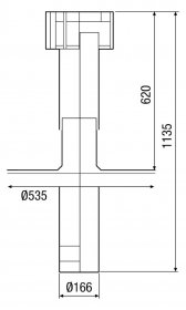Maico Dachdurchführung DF 160 S