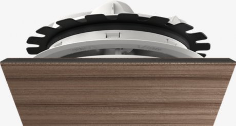 Viessmann Zu- und Abluftventil quad. Nussbaum