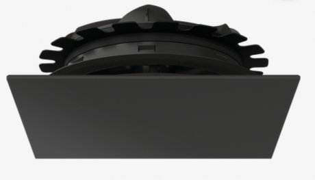 Viessmann Zu- und Abluftventil quad., schwarz