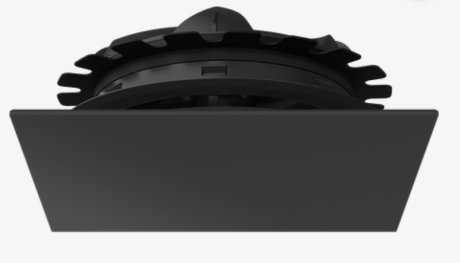 Viessmann Zu- und Abluftventil quad., schwarz