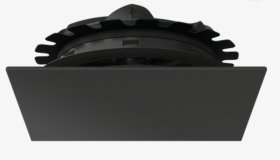 Viessmann Zu- und Abluftventil quad., schwarz