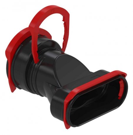 Zehnder ComfoFit Übergang  DN 90/DN 75 auf flat 51