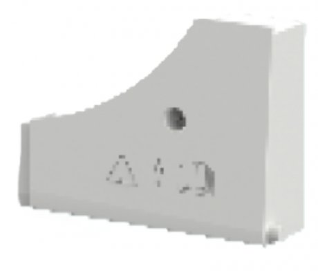Zehnder Elektroabdeckung für Innenblende, rechts