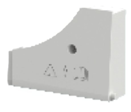 Zehnder Elektroabdeckung für Innenblende, rechts