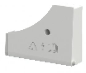 Zehnder Elektroabdeckung für Innenblende, rechts