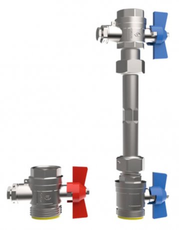 Logafloor Anschlussset für WMZ H3/4,horizontale Ausführung