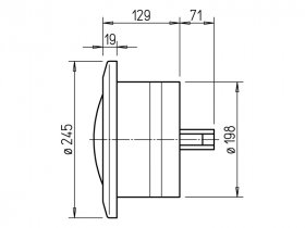 Helios Brandschutz-Tellerventilklappe BTK 200