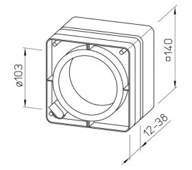 Helios Fenstereinbausatz FES 90