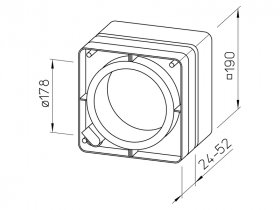 Helios Fenstereinbausatz FES 150