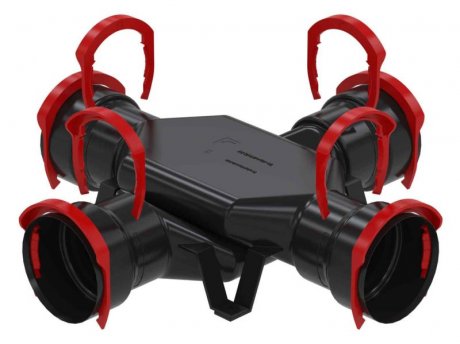 Zehnder ComfoFit Kreuzungsstück DN 75/DN 90