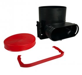 Zehnder ComfoCase Luftdurchlassgehäuse CLRF, H=123 mm