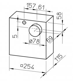 Helios Aufputzgehäuse ELS-GAP