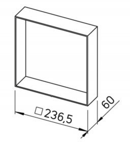 Helios Unterputz-Ausgleichsrahmen ELS-UPA