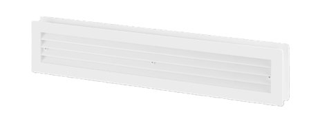 Helios Lüftungs-Türgitter, weiß