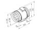 Helios Multivent-Rohrventilator 1-PH, MV 200