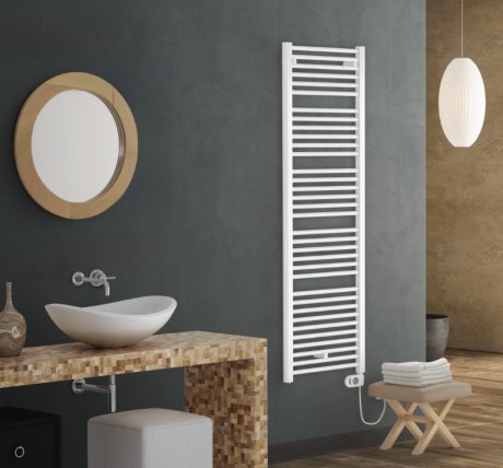 Zehnder Design-Heizkörper Dero, elektrisch, weiß