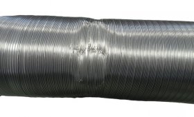 Alu-Flex-Rohr, 5 m DN 160_S