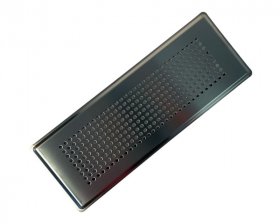 Zehnder ComfoGrid Design-Abdeckgitter CLF Roma, Edelstahl