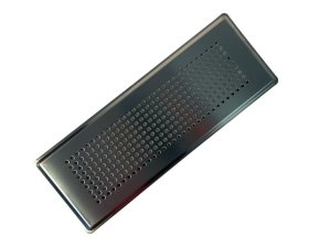 Zehnder ComfoGrid Design-Abdeckgitter CLF Roma, Edelstahl